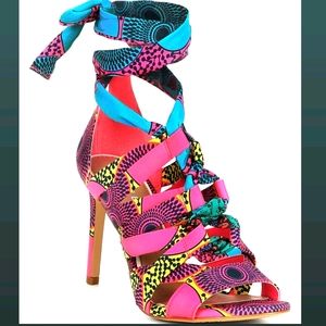 From Gianni Bini, the Abrianna Printed Sandals
